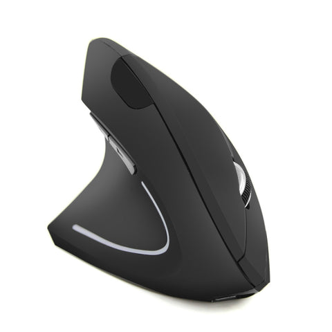 CM0093 Mouse verticale ottico wireless a tre pulsanti versione ricaricabile da 2,4 GHz per mancini, risoluzione: 1000 DPI / 1200 DPI / 1600 DPI, Rechargeable Version