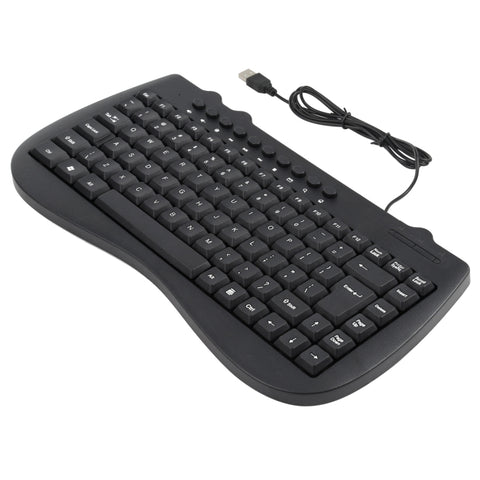Mini tastiera cablata pour ordinateur portable multimédia KB-301B, version anglaise, version anglaise