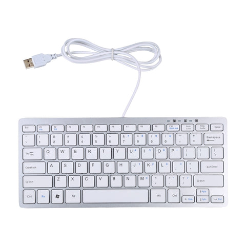 Tastiera cablata USB ultrasottile da 450 78 tasti
