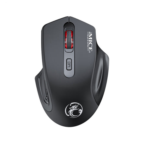 iMICE G-1800 Mouse wireless silenzioso ricaricabile a 4 pulsanti 1600 DPI 2,4 GHz per computer PC portatile