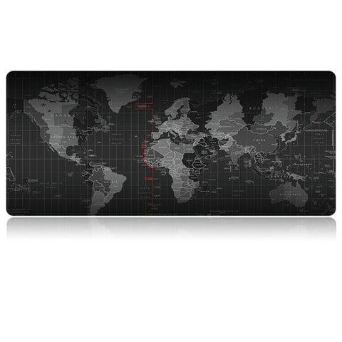 Tappetino per tastiera, tappetino per mouse da gioco, con superficie in tessuto liscio, in gomma morbida, antiscivolo, di grandi dimensioni, dimensioni: 80 x 30 cm, Size: 80 x 30cm