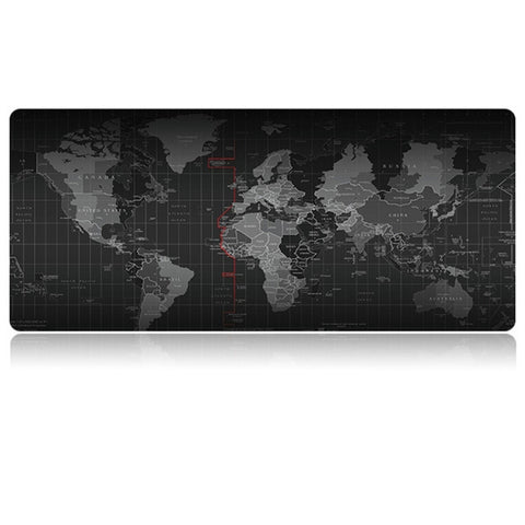 Tappetino per tastiera, tappetino per mouse da gioco, con superficie in tessuto liscio, in gomma morbida, antiscivolo, di grandi dimensioni, dimensioni: 60 x 30 cm, Size: 60 x 30cm