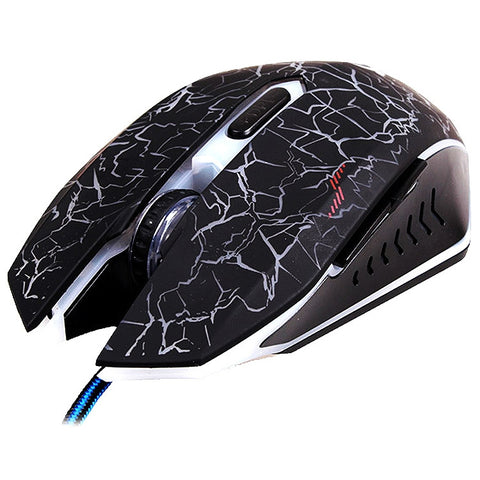 Mouse USB retroilluminato a LED cablato MC Saite A70