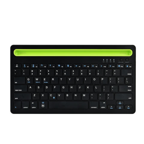 B908 Tastiera wireless Bluetooth ultrasottile a 78 tasti con supporto per cellulare concavo