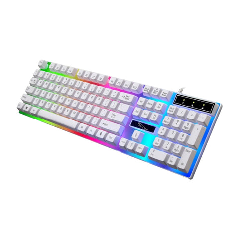 ZGB G21 104 tasti USB cablato meccanica sensazione retroilluminazione colorata tastiera per computer da ufficio tastiera da gioco