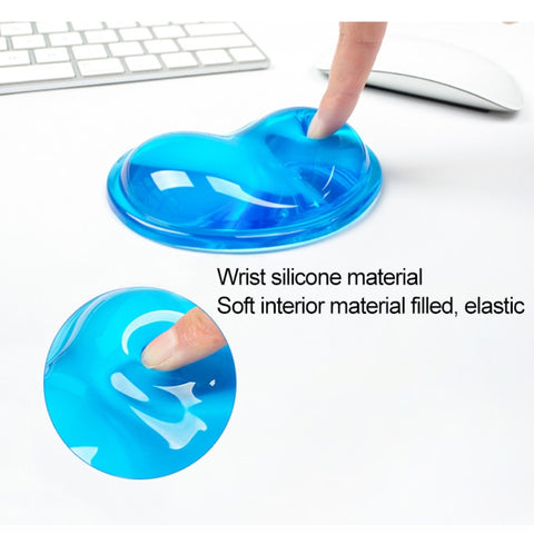 Bracciali in silicone trasparente a forma di cuore - Set da 2 pezzi,