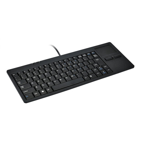 MC-818 Tastiera per computer cablata ultrasottile con touchpad a 82 tasti