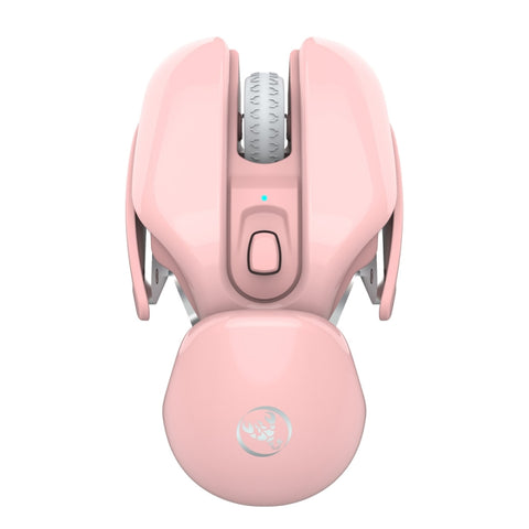 Mouse silenzioso wireless regolabile in 3 modalità HXSJ T37 da 2,4 GHz 1600 dpi, T37 Black, T37 Pink