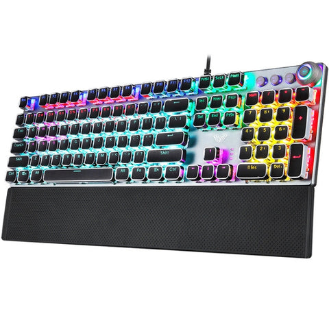 Tastiera da Gioco USB Cablata AULA F2088 con 108 Tasti e Interruttori
