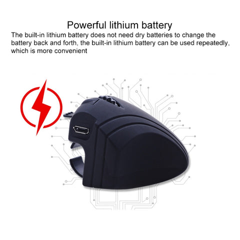 GM306DM Mouse wireless ricaricabile Bluetooth + 2,4 GHz bimodale Lazy Finger Ring Mouse