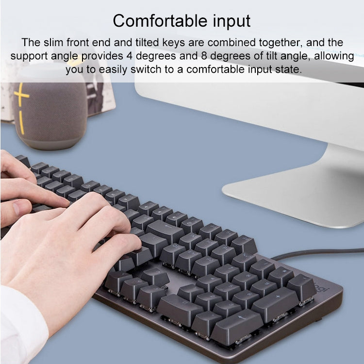 Logitech K845 Backlit Mechanical Keyboard with CHERRY Blue