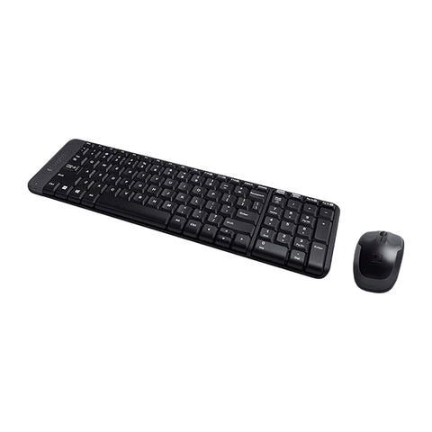Set tastiera e mouse wireless Logitech MK220
