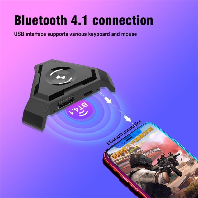 HXSJ P5 Convertitore Bluetooth 4.1 per Tastiera e Mouse da Gioco, Non