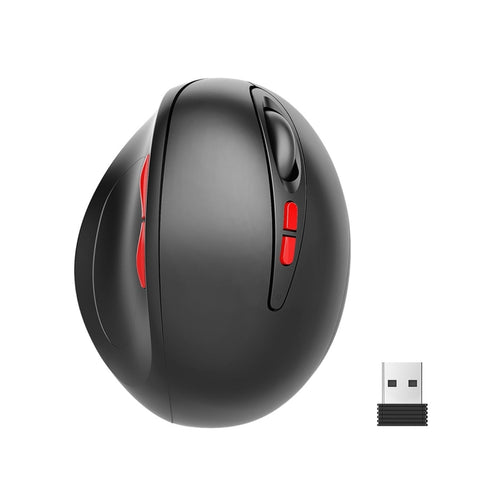 Mouse ottico wireless ergonomico per notebook HXSJ T33 da 2,4 GHz