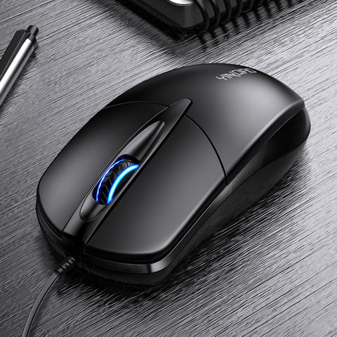 Souris filaire filaire avec lumière RVB à 3 boutons YINDIAO G2 1000 DPI