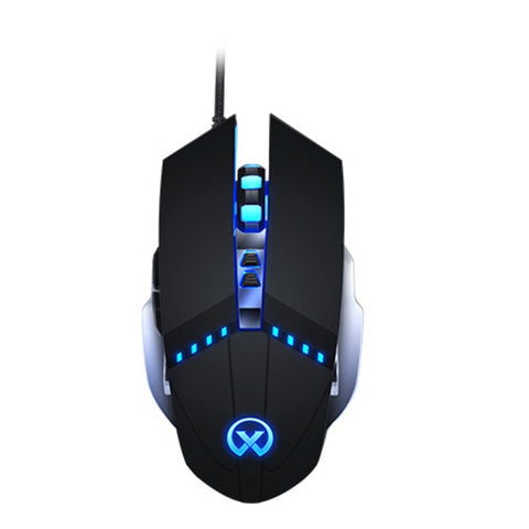 Souris de jeu filaire avec lumière RGB réglable sur 7 tons YINDIAO G3PRO 3200 DPI sur 4 modalités, GM20 noir, GM20 blanc
