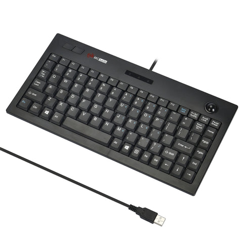 MC Saite MC-9712 ​​Lecteur multimédia pour ordinateur avec 88 touches avec trackball pour Windows, MC-9712