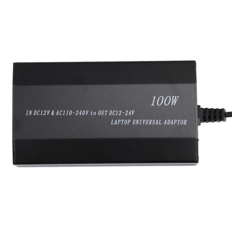 Batterie universelle pour ordinateur portable et notebook de 100 W avec chargeur de voiture et adaptateur d'alimentation CA et 8 adaptateurs d'alimentation et 1 port USB pour Samsung, Sony, Asus, Acer, IBM, HP, DELL, prise américaine, prise américaine