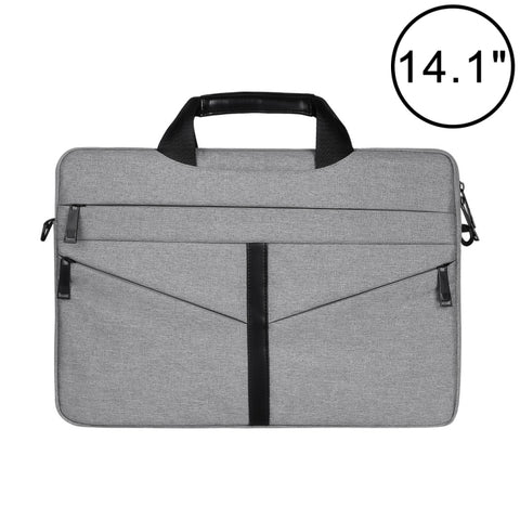Borsa per laptop con cerniera portatile da 14,1 pollici traspirante e resistente all'usura, con tracolla, 14.1 inch