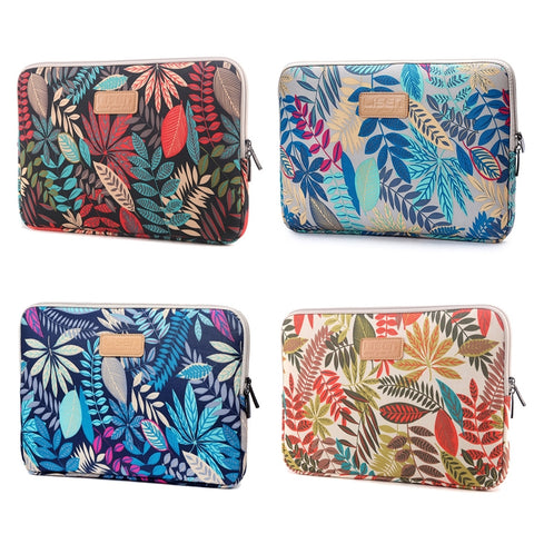 Lisen Borsa da trasporto per valigetta con cerniera da 6,0 pollici con foglie colorate per Amazon Kindle, 6.0 inch
