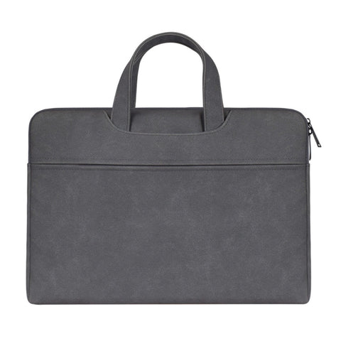 ST06 Borsa monospalla con tracolla portatile nascosta con cerniera in pelle PU impermeabile per laptop da 14,1 pollici, con cintura per valigia, ST06 14.1 pollici Dark Grey, ST06 14.1 pollici Pink, ST06 14.1 pollici Light Grey