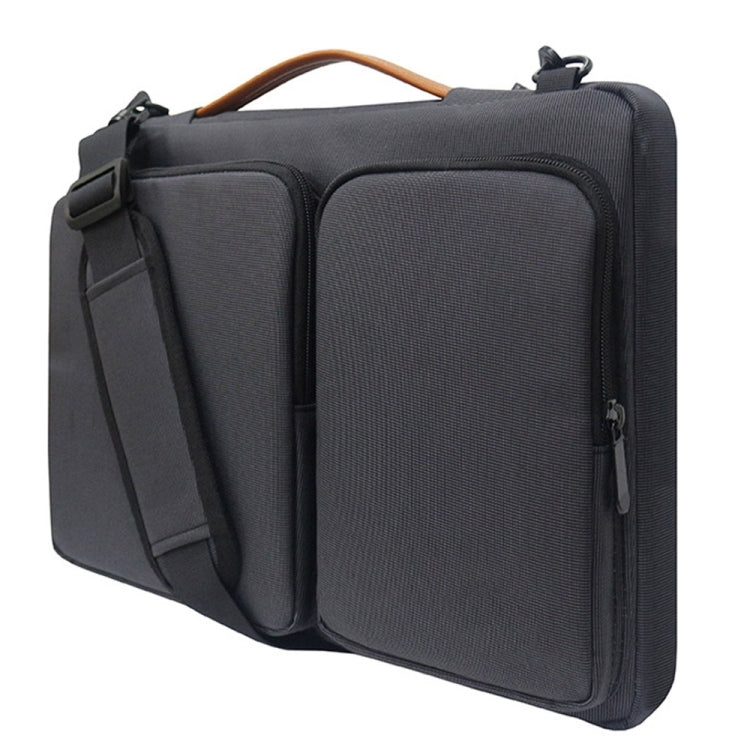 Waterproof Nylon Laptop Handbag with Trolley Strap for 15"
