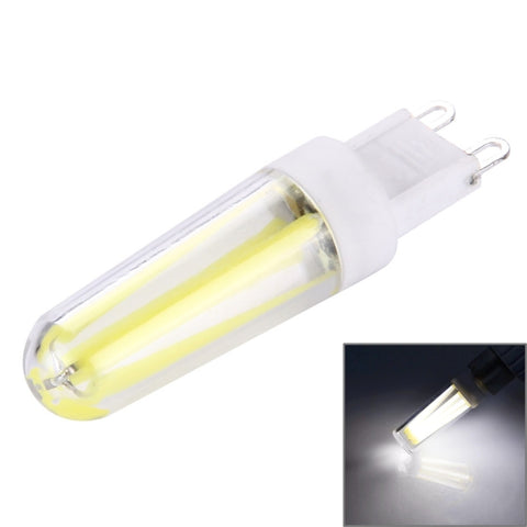 Ampoule G9 en polycarbonate à intensité variable, 4 LED, CA 220-240 V, blanc chaud, lumière blanche