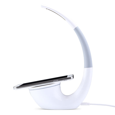 Caricabatterie wireless NILLKIN 2 in 1 QI standard con riconoscimento intelligente 1A 5W + lampada a LED con indicatore della porta di ricarica USB, 2 in 1