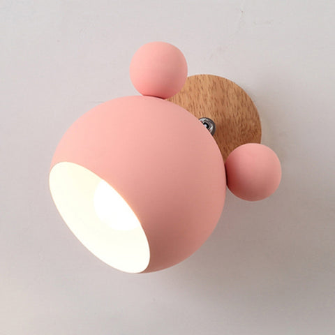 Lampe de pare-chocs créative Cartoon E27 LED à lumière blanche pour le passage dans le confort