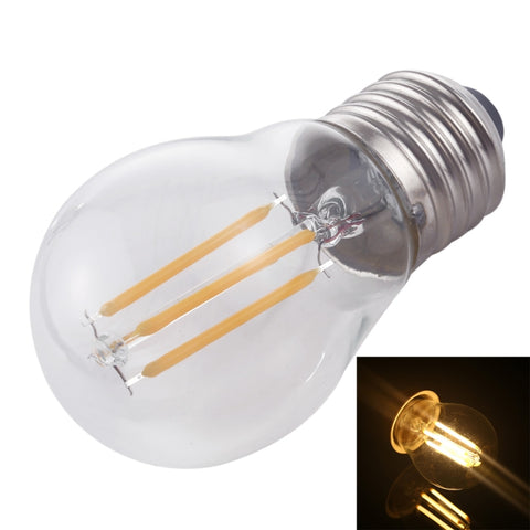 G45 E27 4W 4 LED 450 LM 3000K Retro Dimmerabile Lampadina a filamento LED Luce a risparmio energetico, AC 220V, G45 4W White Light, G45 4W Warm White