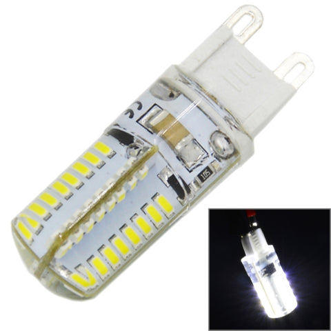 Ampoule G9 4 W 210 lm 64 LED SMD 3014 en silicone, 110 V CA, 110 V CA