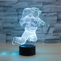 3D Astronaut LED Table Lamp with Remote Control for Kids