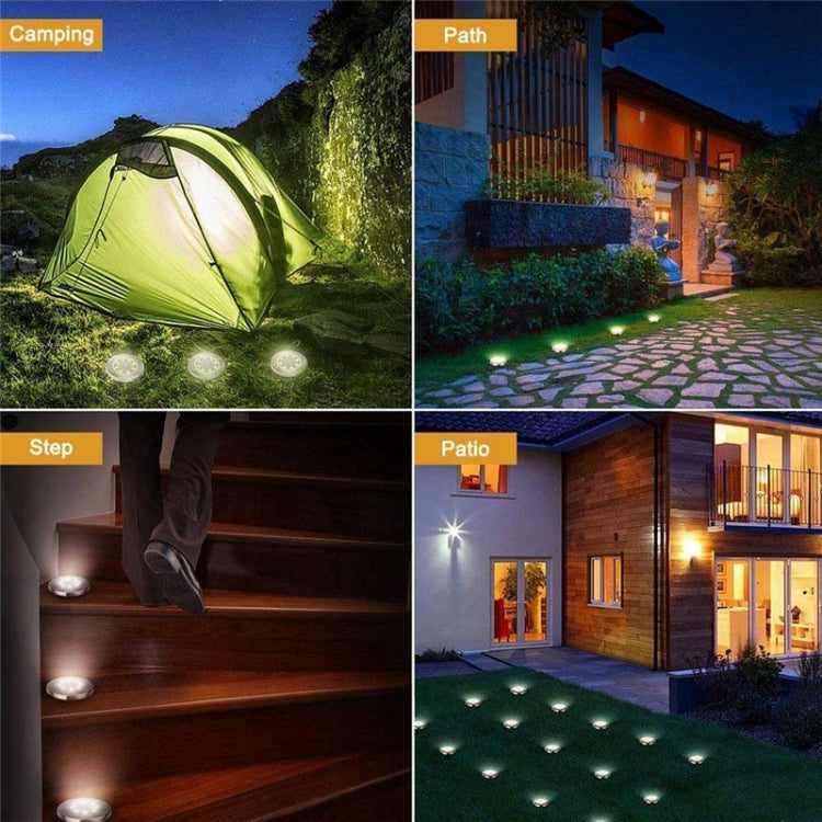 16 LED Solar Buried Lights - Waterproof Outdoor Garden Lamps