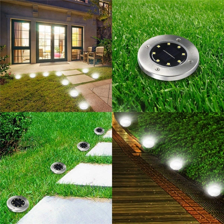 16 LED Solar Buried Lights - Waterproof Outdoor Garden Lamps