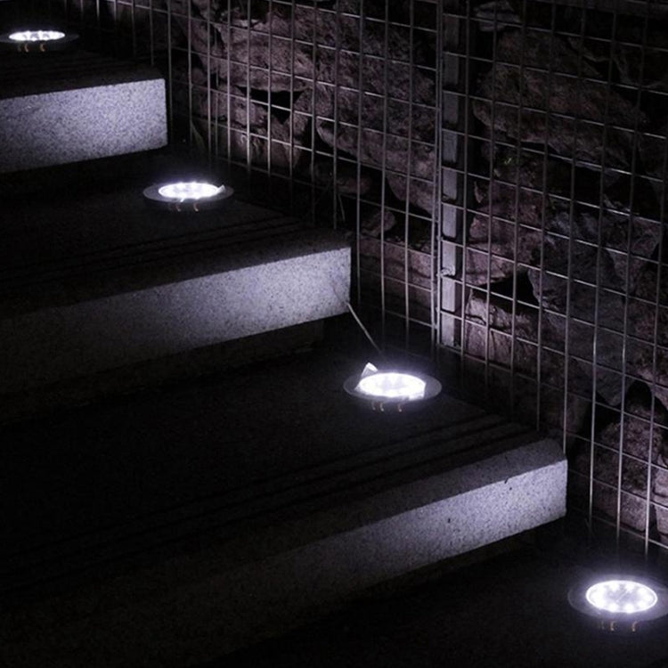 16 LED Solar Buried Lights - Waterproof Outdoor Garden Lamps