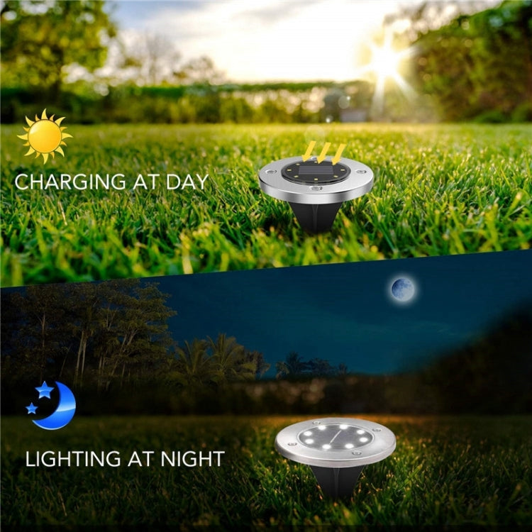 16 LED Solar Buried Lights - Waterproof Outdoor Garden Lamps