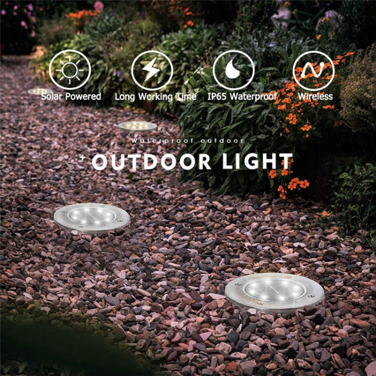 16 LED Solar Buried Lights - Waterproof Outdoor Garden Lamps