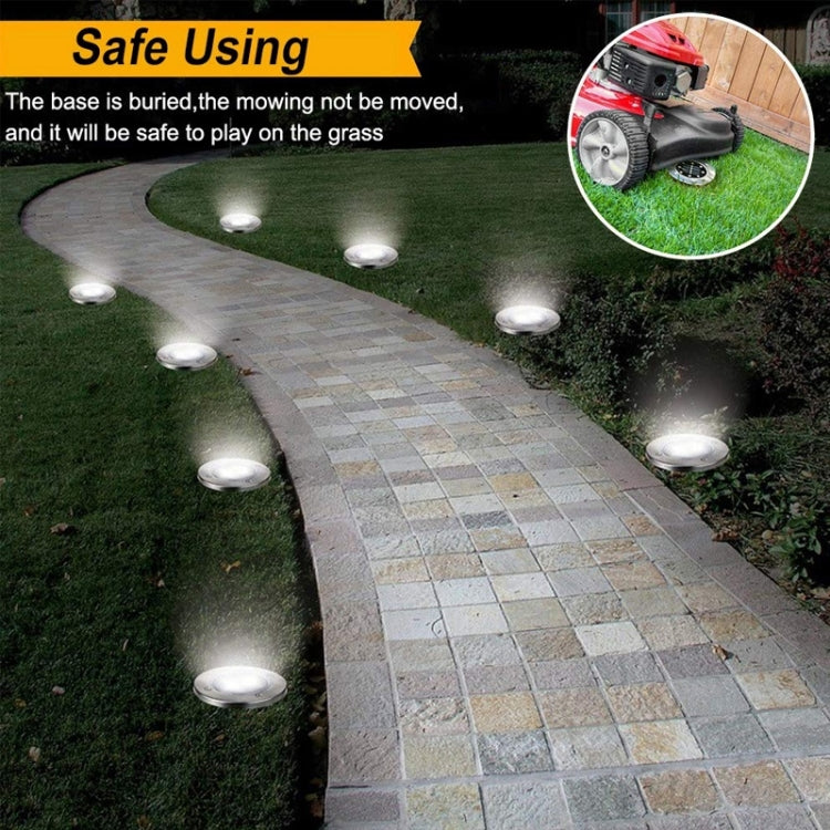 16 LED Solar Buried Lights - Waterproof Outdoor Garden Lamps