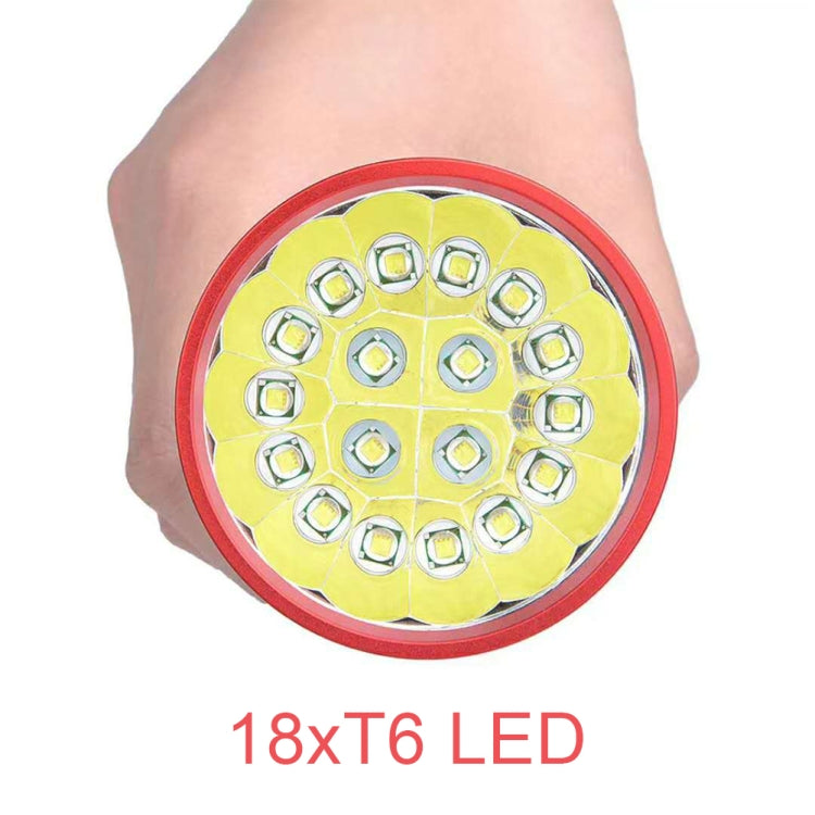 High-Performance 5400lm LED Flashlight - DB18 18xT6