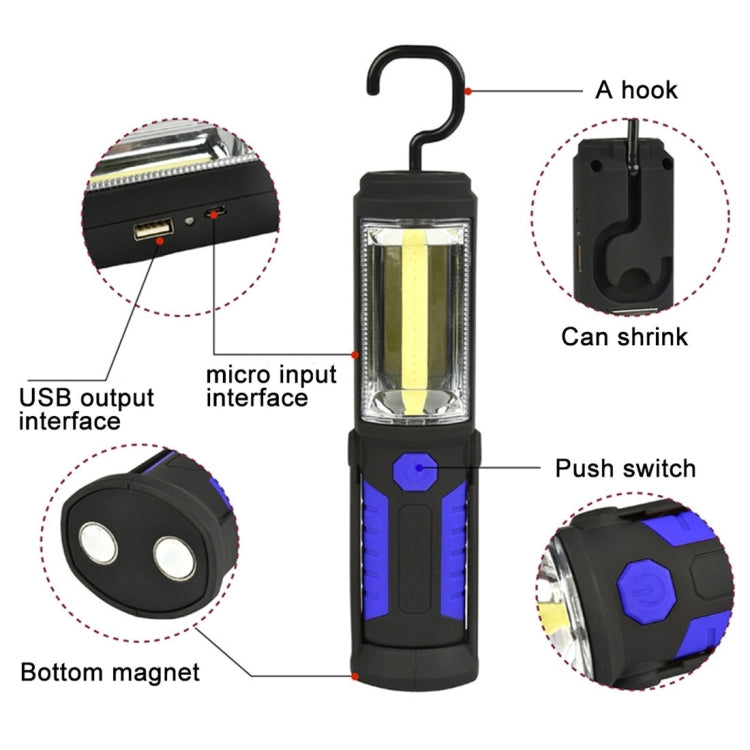 Multi-Function USB Rechargeable Emergency Work Stand Light