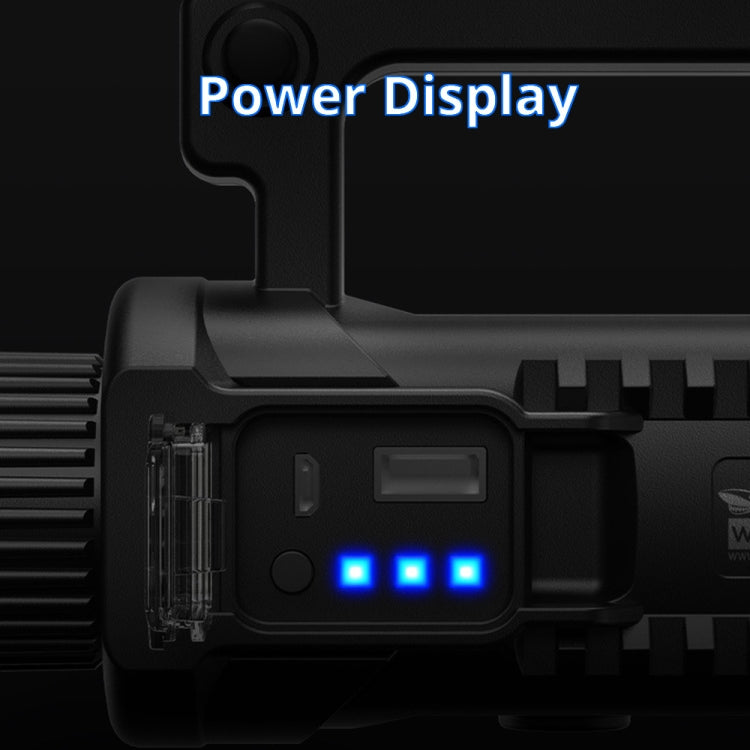 Rechargeable 10W LED Flashlight with Tripod - 4 Modes