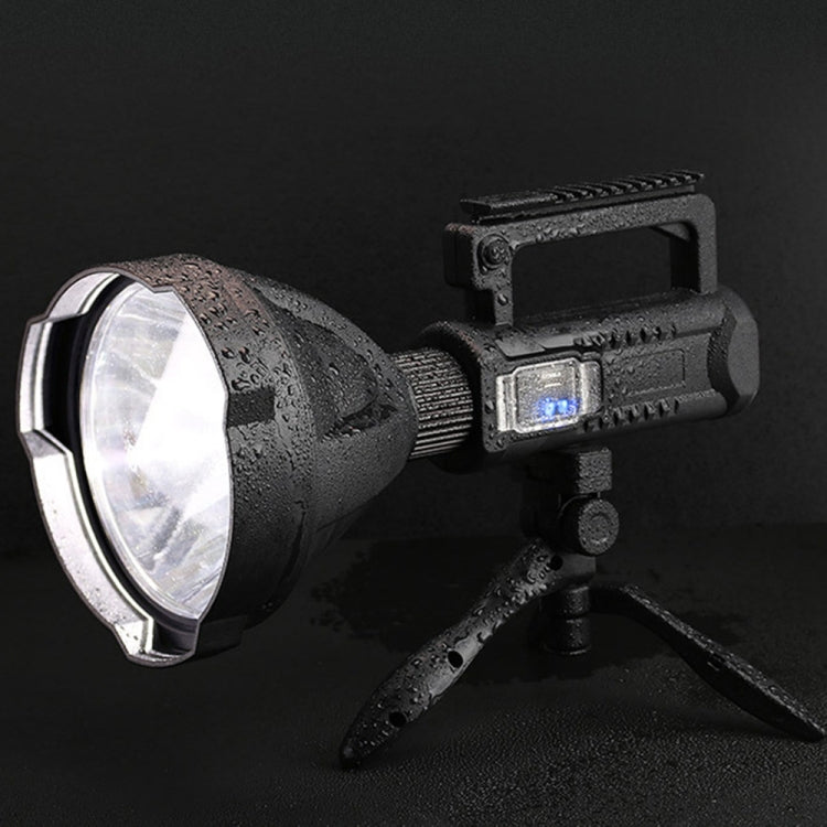 Rechargeable 10W LED Flashlight with Tripod - 4 Modes
