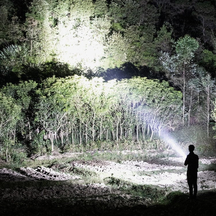 Rechargeable 10W LED Flashlight with Tripod - 4 Modes