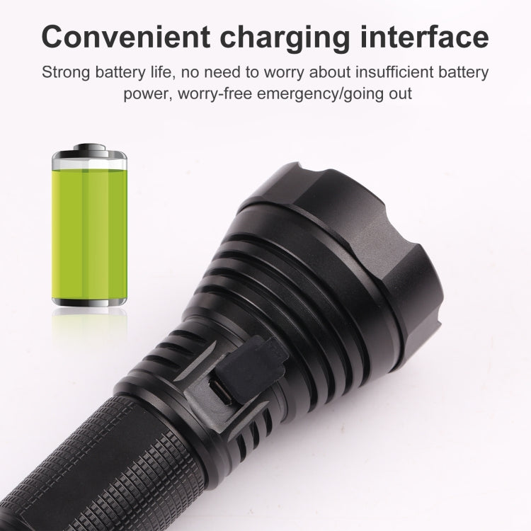 USB Rechargeable Aluminum Alloy Flashlight for Everyday Use