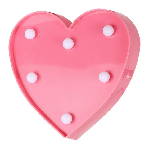 Lampada da tavolo per matrimoni, 2 batterie AA alimentate a batterie, luce notturna, Heart(Yellow), Heart(Pink), Heart(Blue), Heart(Red), Heart(White)