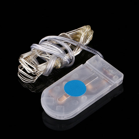 20 LED SMD 0603 IP65 Batterie a bottone CR2032 impermeabili, 2m Green Light, 2m Red Light, 2m White Light, 2m Warm White, 2m Blue Light