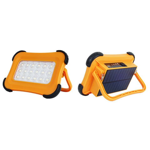 Lampada da campeggio solare portatile da 50 W 32 LED Luce di emergenza con illuminazione magnetica con quattro livelli di luminosità, Power Bank e indicatore della batteria