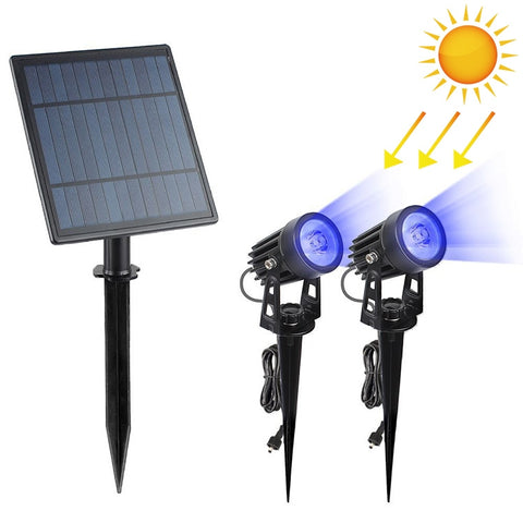 Lampada da giardino a induzione con controllo della luce impermeabile IP65 da esterno 6W One for Two, flusso luminoso: 300-400lm, Blue Light, Green Light, White Light, Warm White
