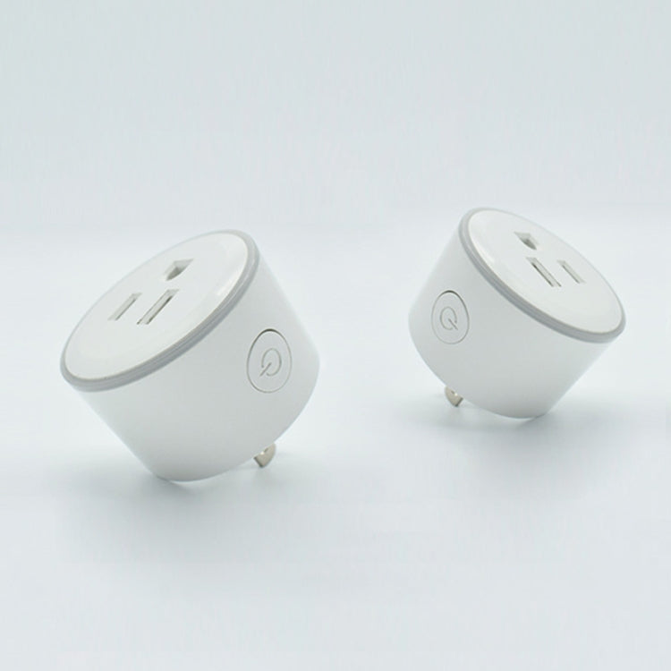10A Round Shape WiFi 2.4GHz Mini Plug APP Remote Control Timing Smart Socket