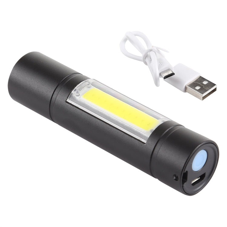 Durable Waterproof LED Flashlight with Storage Box & 3 Modes